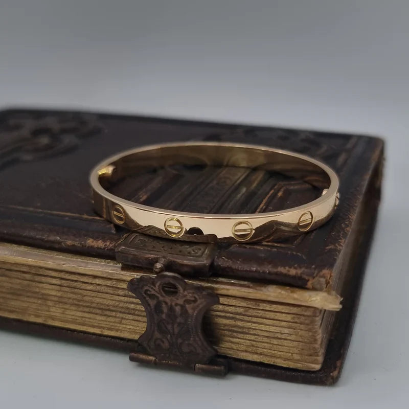 Elegant Screw Bangle Bracelet - Luxury Designer Style